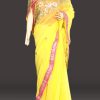 Yellow Color Designer Indian Saree Haldi Function Special Saree
