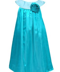 2017 New Little Girl Formal Wedding Party Dress Light Blue