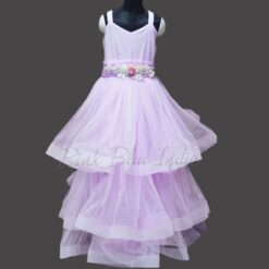 Lilac Color dress Baby Girl, lavender colour frock Party wear Gown Online
