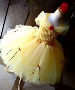 Yellow Princess Tutu Dress for Birthday