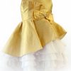 Golden Little Princess Couture Layered Dress - Kids wedding wear