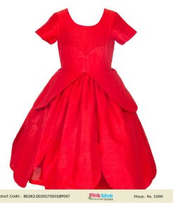 Red Love Little Princess Girl Birthday Dress – Kids Party Outfit