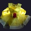 Shop light yellow dress for baby doll Online India, Birthday dress