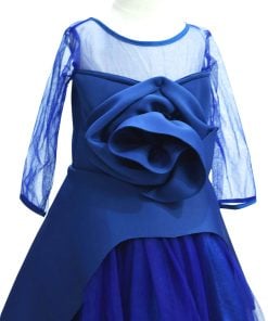 Designer Flower Girl Wedding Party Dress in Royal Blue