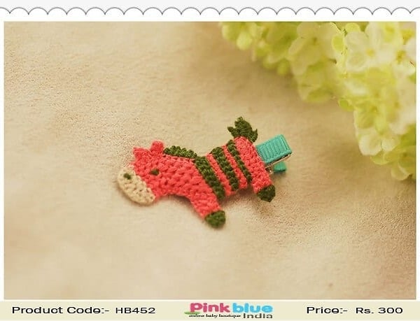 Horse Shaped Clip for Infant Baby Girls