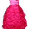 Princess Ball Gown Prom Dress in Pink Color