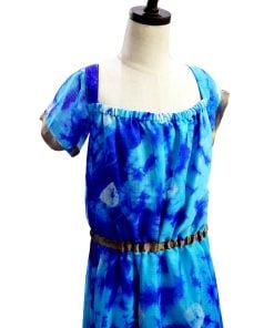 Shibori Tie Dye Mother Daughter Dress | Mommy and Me Maxi outfit
