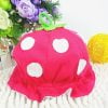 Shop Online Magenta Pink Summer Infant Pumpkin Cap With Polka Dots