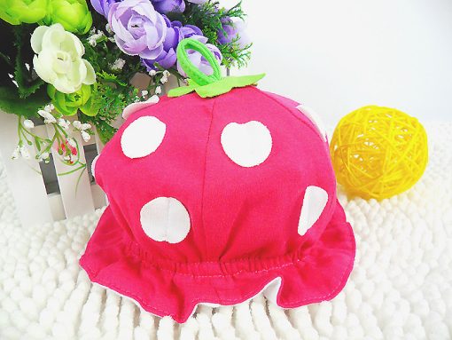 Shop Online Magenta Pink Summer Infant Pumpkin Cap With Polka Dots