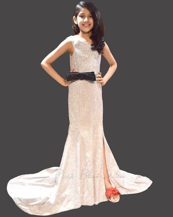 Mermaid glitter party dress for baby girl birthday stylish outfit