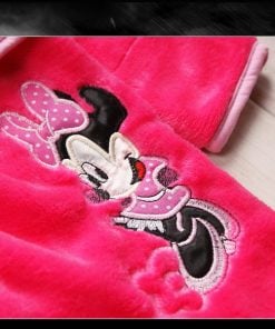 Fashionable Pink Minnie Mouse Bathrobe for Kids in India