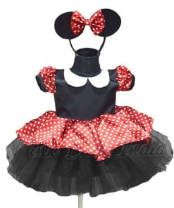 Minnie Mouse Birthday Girl Frock Outfit, Minnie Dress