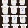 Today I Am 1-12 Month baby romper Set, Custom Month by month Milestone onesies