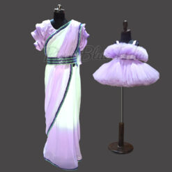 Mom and Daughter Matching Party Dress