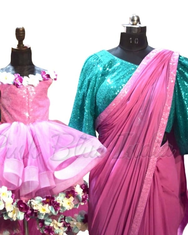 Mother daughter matching dress for wedding stylish coordinated outfit