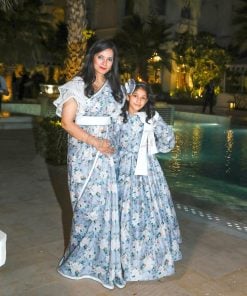 Mother Daughter Matching Sarees, Mommy and Me Combo Outfits