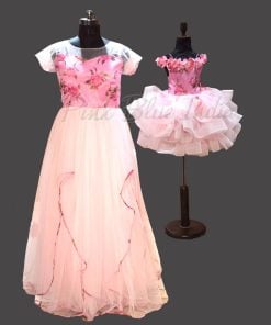 Mother Daughter Party Wear Long Gown Online