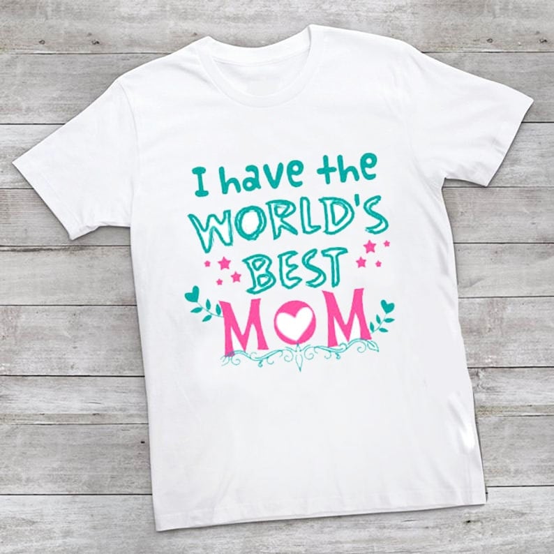 Personalized Kids Mother's Day T-Shirts, Custom Childrens T-Shirts Designs India