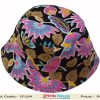 Designer Multi-colored Hat For Baby Girl With Flowers and Leaves