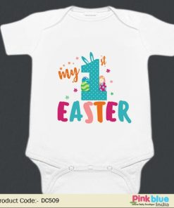 My First Easter Personalised Romper - My 1st Easter Baby Onesie