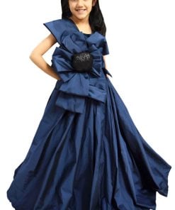 Navy Blue Princess Ball Gown Birthday Party Dress