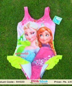 Frozen Elsa Baby Girl One Piece Swimwear Bathing Suit