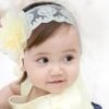 Shop Online Net Strap Hair Band for Toddlers in India with Big Yellow Flower