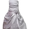 New Baby Girls Satin Flower Sleeveless Princess Party Gown India
