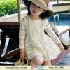 off white kids party dress