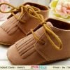 Old Style Rustic Baby Shoes with Laces in India
