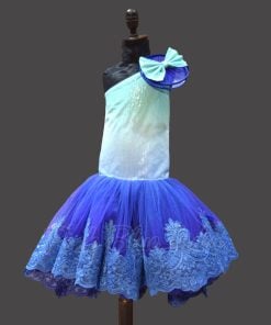 Baby Girl Ombre Sequin Mermaid Gown Party Dress