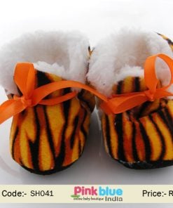 animal print infant shoes