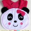 panda baby apron