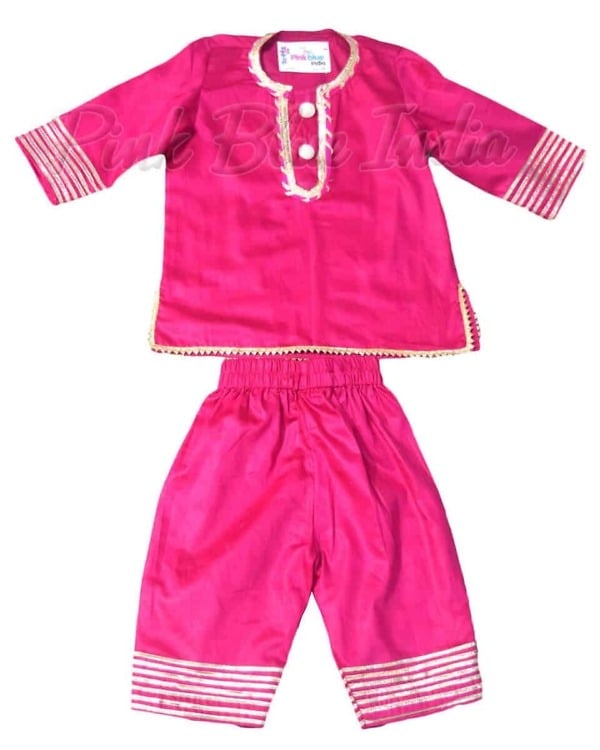 Baby Boy Cotton Silk Kurta Pajama Set online India