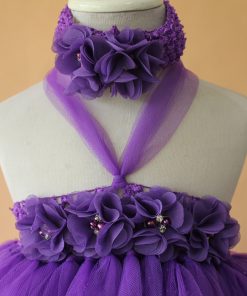 purple baby wedding dress