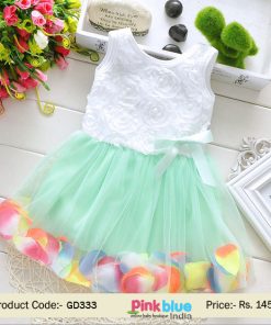 infant floral wedding dress