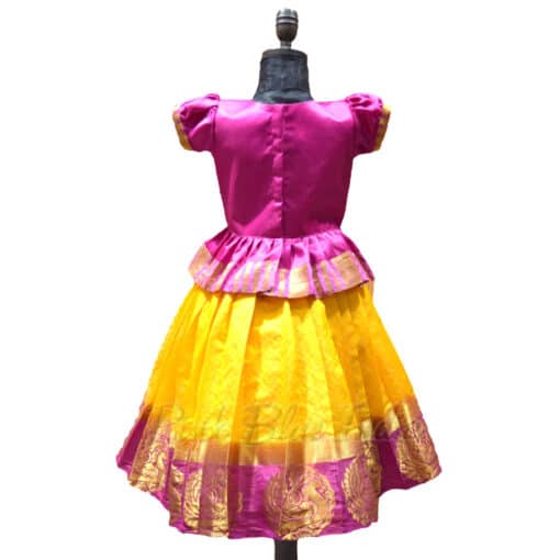 Pattu Pavadai Baby Girls Pavada Dress