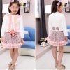 pink white kids clothes