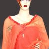 Excusive Designer Farewell party Chiffon saree online India