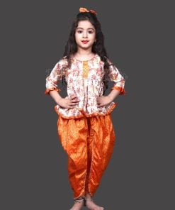 Buy Designer Peplum Top with Dhoti Pants for Girls Online