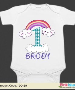 Personalised Newborn Brody Onesie - Funny Baby Girl Boy Bodysuits
