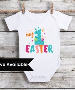 My First Easter Baby Romper - Personalised My 1st Easter Baby Onesie India