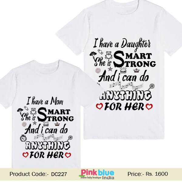 Personalized Custom Mom Daughter Matching Family T-shirt