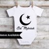 Eid Mubarak Baby Outfit, Personalized Baby Clothes, Islam Baby romper