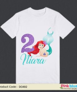 Toddler baby girl birthday t-shirt - Personalized kids T-shirts India