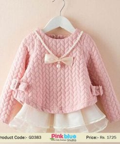 pink baby winter outfit
