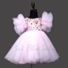 Pink sequin party dress, Baby Girl Birthday Party Dress with headband