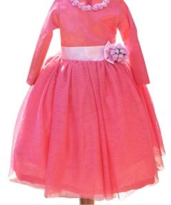 Buy Pink Baby girl gown – Little girl Party Wear Frock – kids Dress online