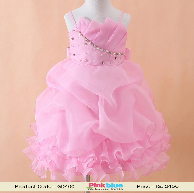 pink baby wedding outfit