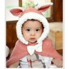 pink baby rabbit hat